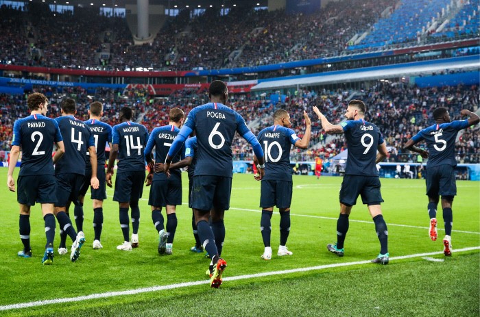 Les Bleus en finale de la COupe du Monde 2018